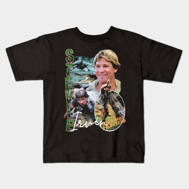 Stevie Irwin Kids T-Shirt by ziontherebel